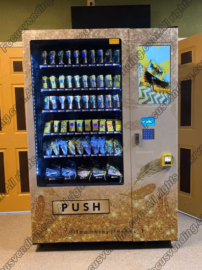 The Popular LED Light Specific Energy-Saving Beauty Vending Machine
