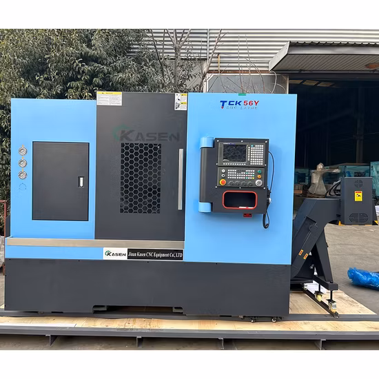 Tc40L Slant Bed CNC Lathe with Power Turret Turning and Milling Machine