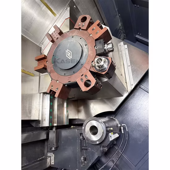 Tc40L Slant Bed CNC Lathe with Power Turret Turning and Milling Machine
