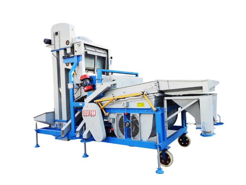 Green Pea Winnowing Classification Specific Gravity Cleaning Machine