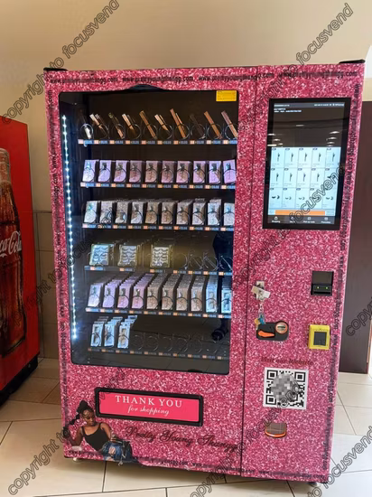 The Popular LED Light Specific Energy-Saving Beauty Vending Machine