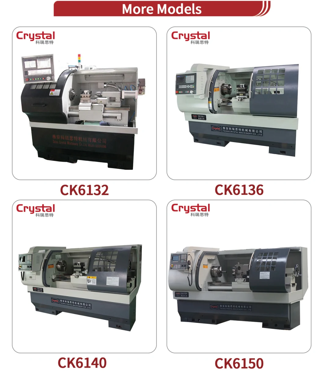 Ck6432A High Precision Small CNC Lathe Working Process Is 450mm/700mm