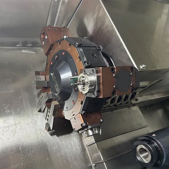 Tc40L Slant Bed CNC Lathe with Power Turret Turning and Milling Machine